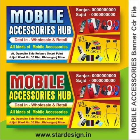 MOBILE ACCESSORIES Banner Cdr File