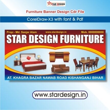 Furniture Banner Design Cdr File