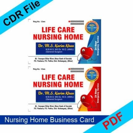 Nursing Home Business Card