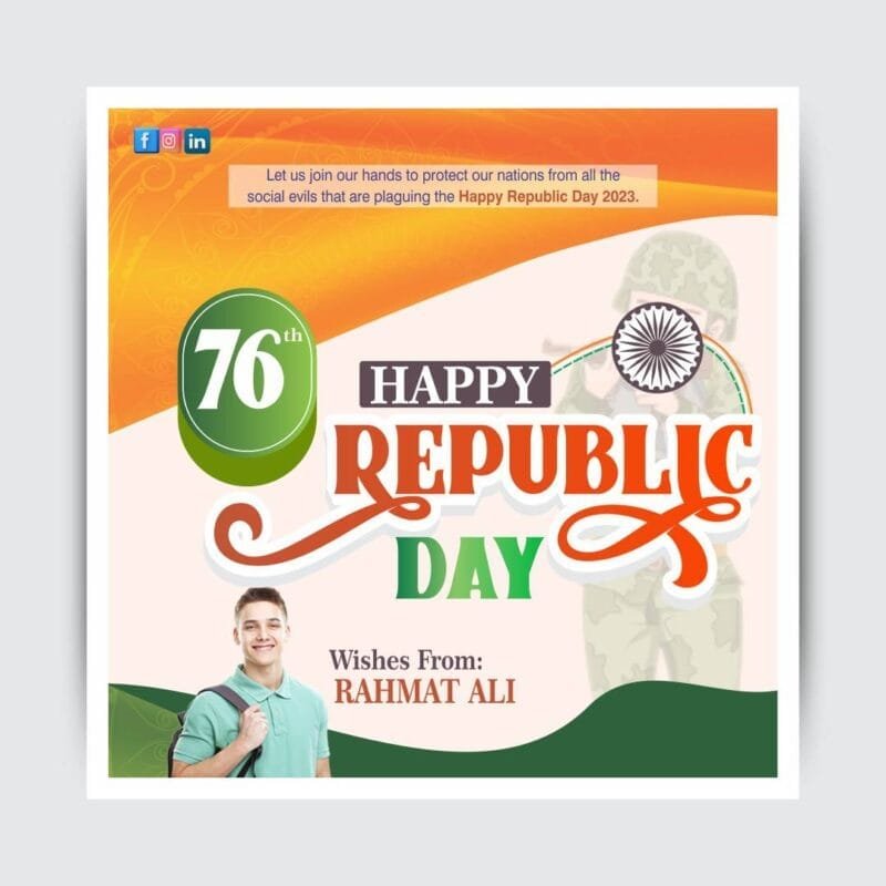 Creative Ramadan Poster Design Ideas for 2025: CDR Files and More 73 26th January Republic Day Social Media Poster I Republic Day Banner CDR