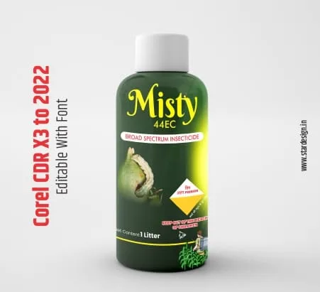 Fertilizer bottle label design