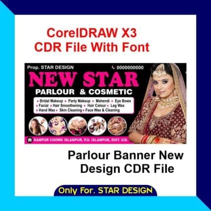 Parlour Banner New Design CDR File