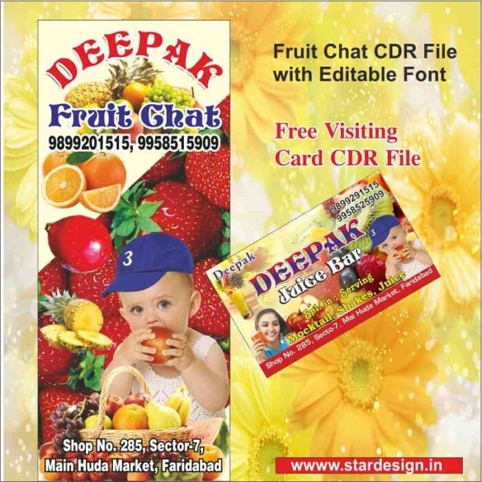 Fruit Chat Flex Benner CDR File