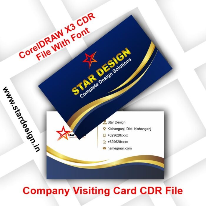 Company Visiting Card CDR File