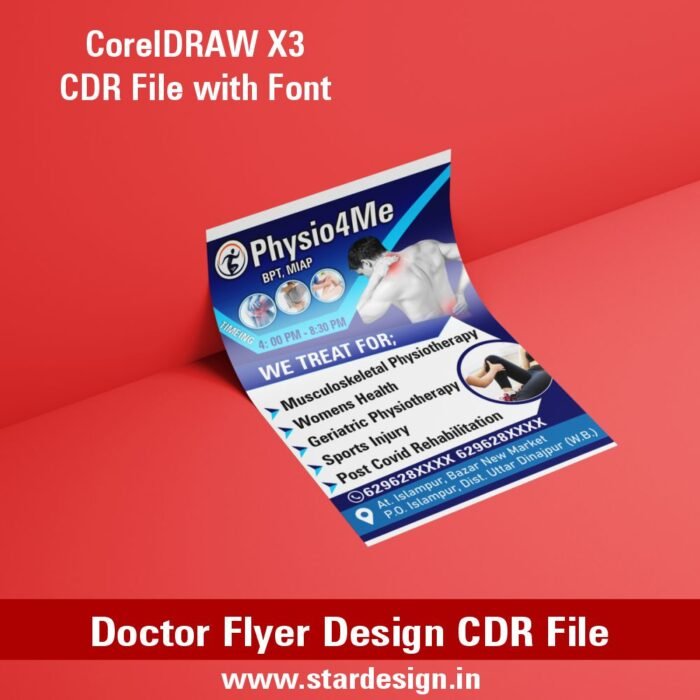 Doctor Flyer Design CDR File 3