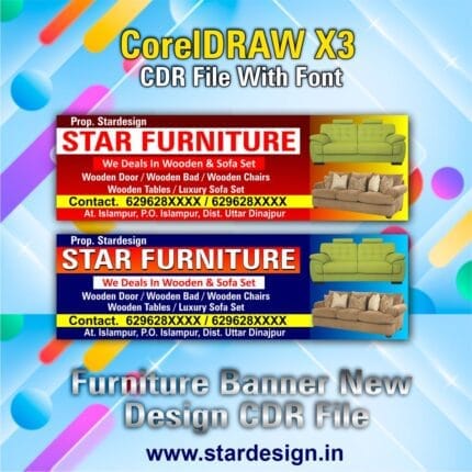 Furniture Banner New Design CDR File