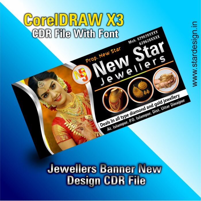 Jewellers Banner New Design CDR File
