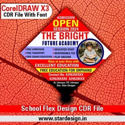 School Flex Design CDR File