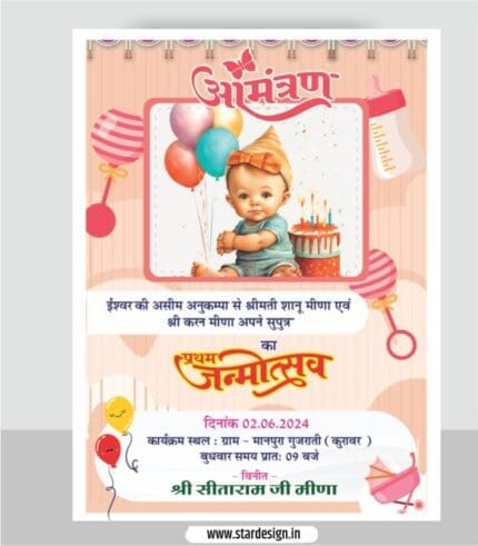 Birthday Invitation Card Template