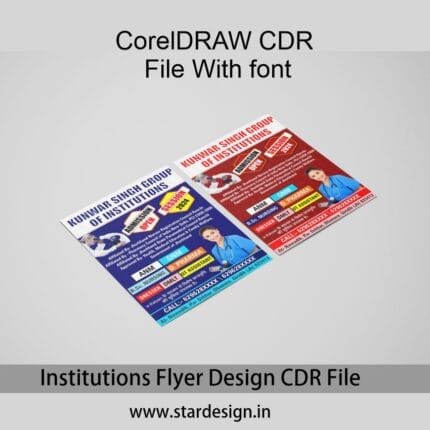 Institutions Flyer Design CDR File