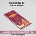 Jewellery Invitation CDR File 5