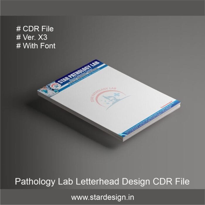 Pathology Lab Letterhead Design CDR File 6