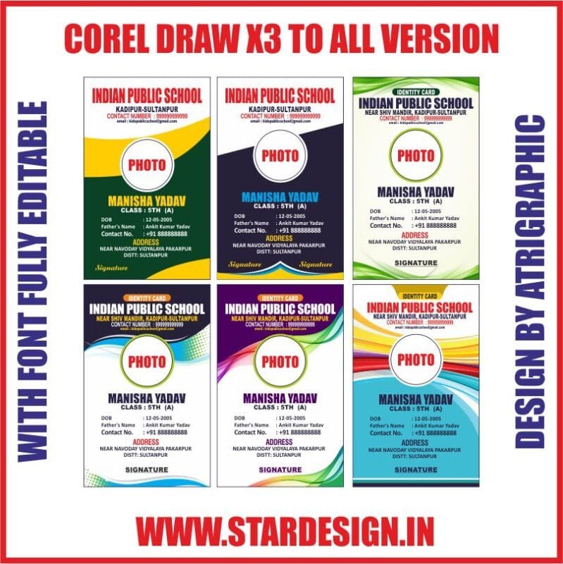 Creative Ramadan Poster Design Ideas for 2025: CDR Files and More 69 SCHOOL ID CARD DESIGN latest