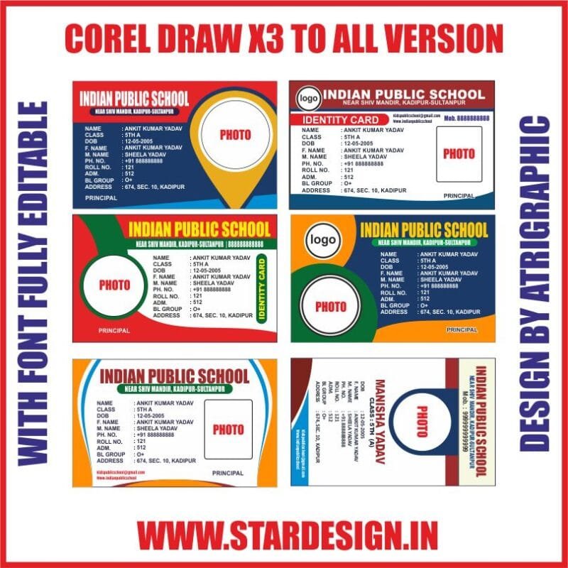 Creative Ramadan Poster Design Ideas for 2025: CDR Files and More 68 SCHOOL ID CARD DESIGN NEW
