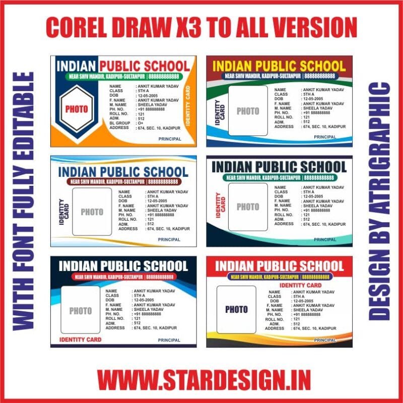 Creative Ramadan Poster Design Ideas for 2025: CDR Files and More 73 SCHOOL ID CARD DESIGN 2024
