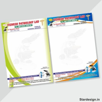 Best Pathology Lab Letterhead design cdr file