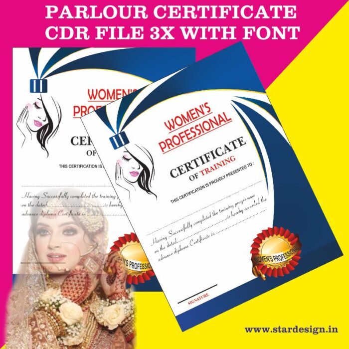 PARLOUR TRAINING CERTIFICATE CDR FILE