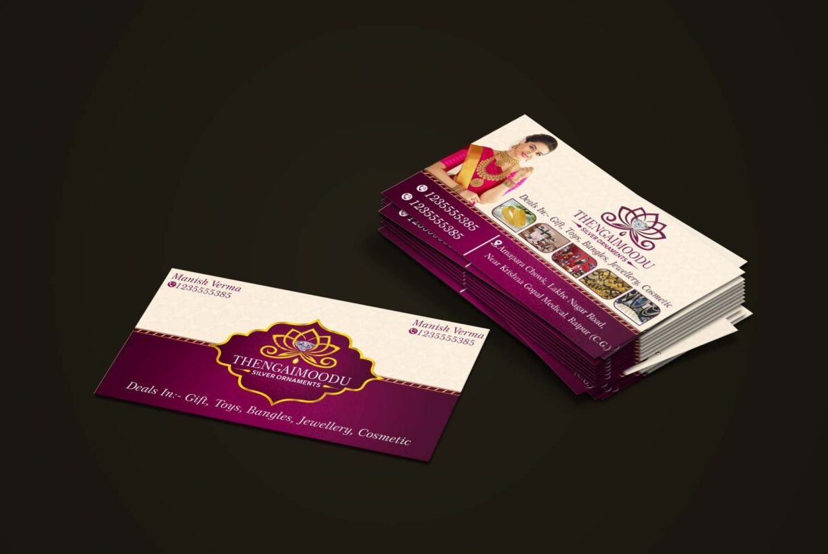 Creative Ramadan Poster Design Ideas for 2025: CDR Files and More 65 Luxury Magenta And Golden Business Card Design