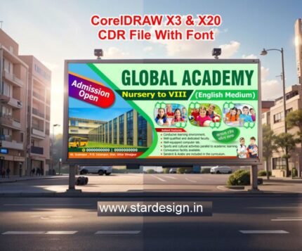Academy Banner Design CDR File