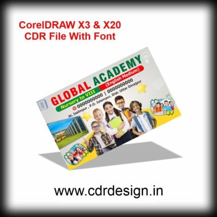 Academy Visiting Card CDR File