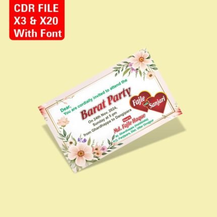 Barat Card Design CDR File