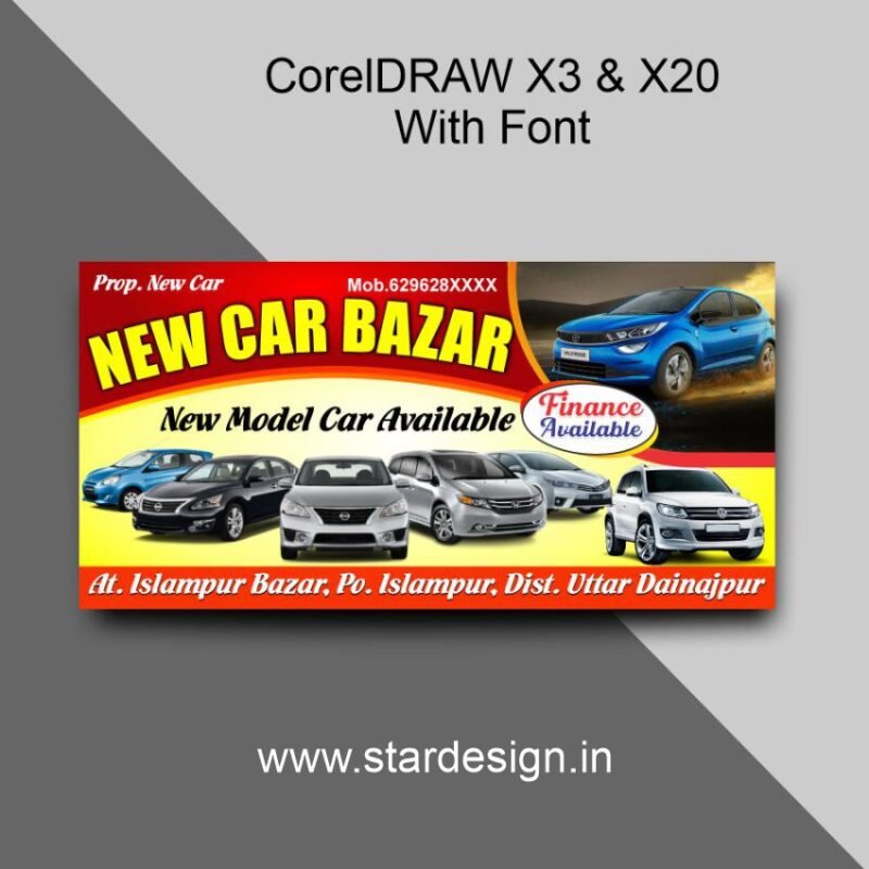 Creative Ramadan Poster Design Ideas for 2025: CDR Files and More 73 Car Showroom Banner Design CDR File