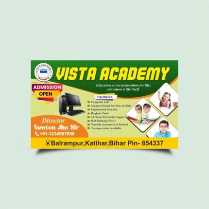 Latest School Banner Trending Design CDR File