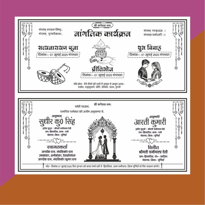 Creative Ramadan Poster Design Ideas for 2025: CDR Files and More 66 Hindu Shadi Card Cdr File