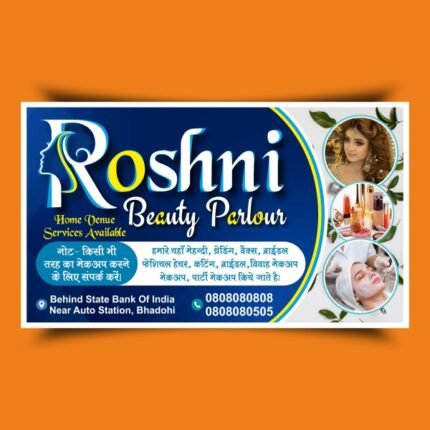 Beauty Parlour Flex Design Cdr