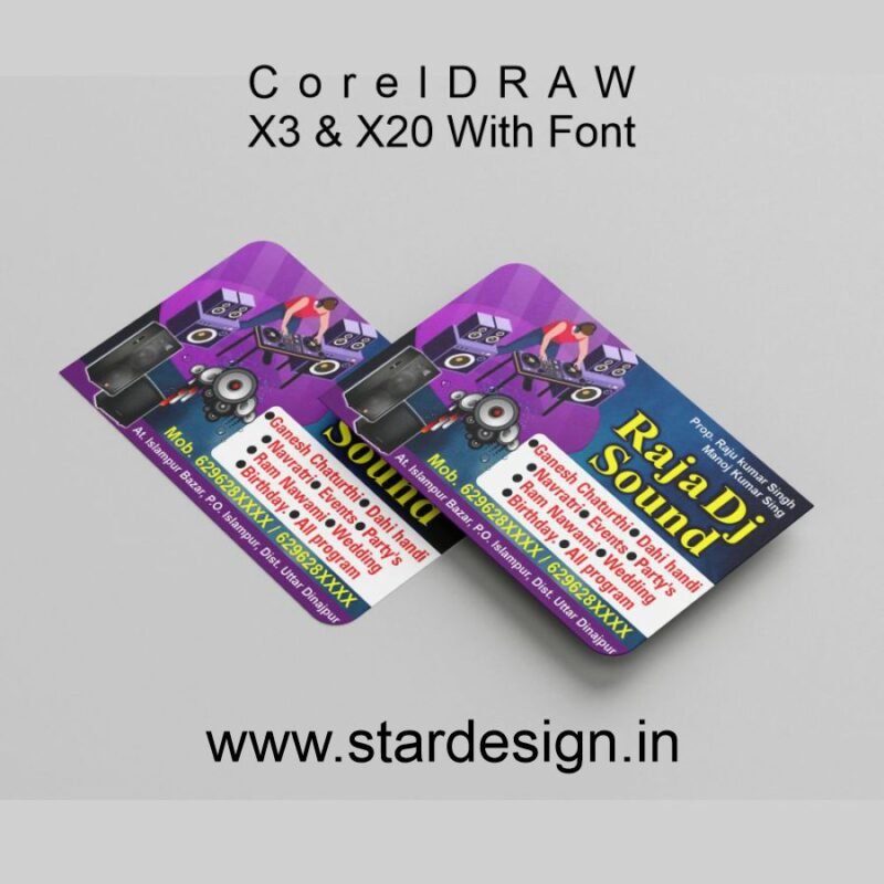 Visiting Cards - Star Design