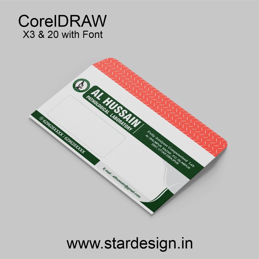 Envelope Design CDR File