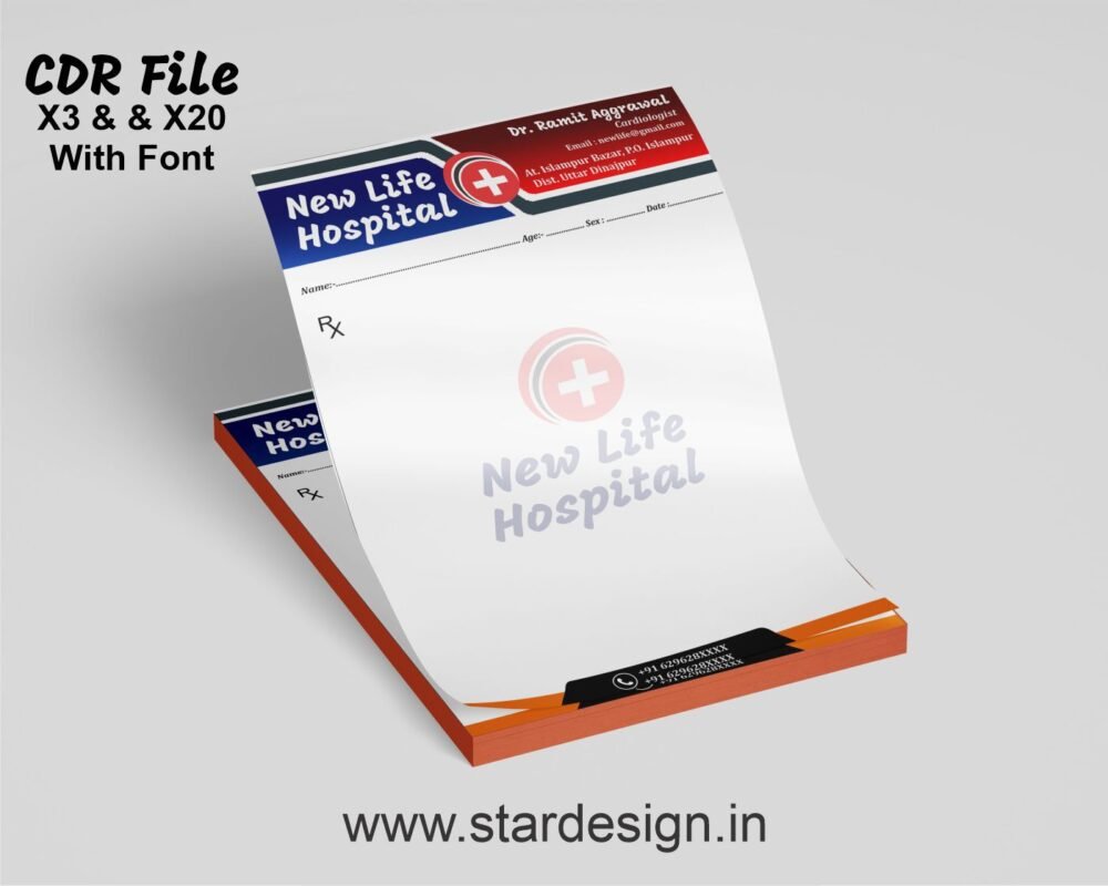 Creative Ramadan Poster Design Ideas for 2025: CDR Files and More 65 Hospital Pad Design CDR File
