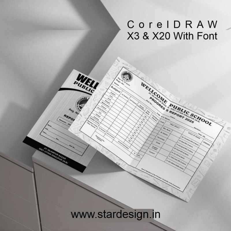 School Progress Report Design CDR File