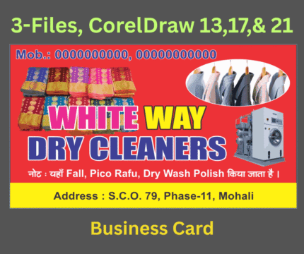 Dry Clean Shop Business / Visiting Card