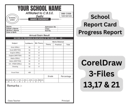 School Progress Report / Reoprt Card