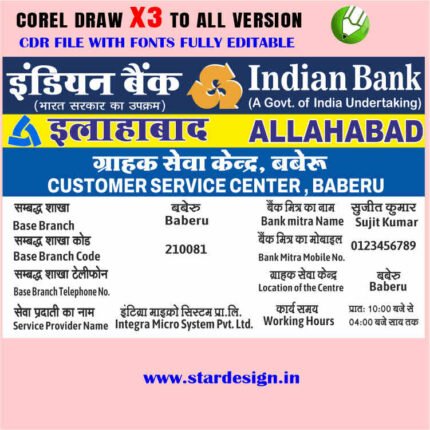 Latest And Best Indian Bank banner design