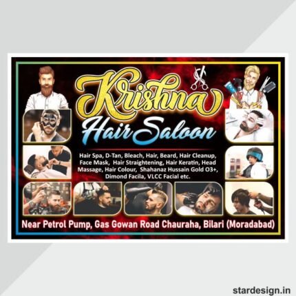 Salon banner design cdr file