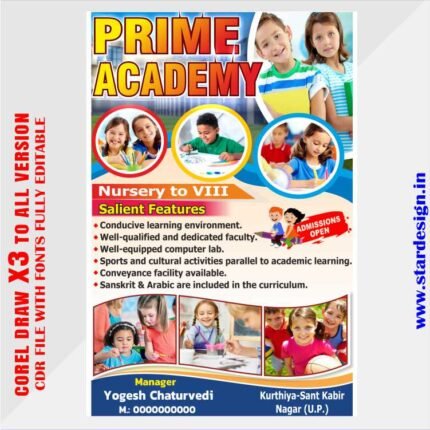 Latest And Best School Handbill & Pumplate Banner Design CDR File