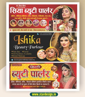 Beauty Parlar banner design