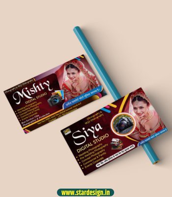 Photo Studio visiting card design