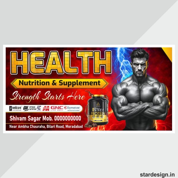 GYM supplements flex design cdr file GYM supplements flex design cdr file