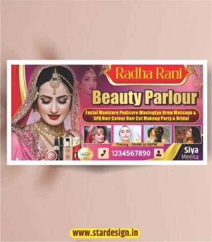 Beauty Parlour Banner Design