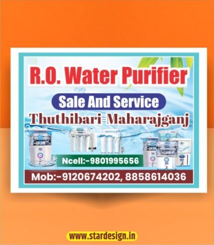 Ro water banner design