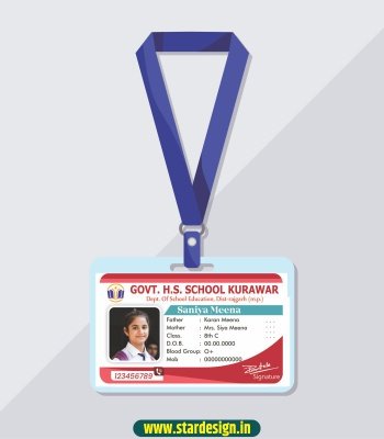 School Id card Design CDR File