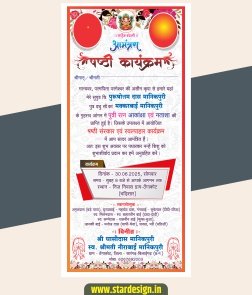 Birthday Invitation Card Design CDR File