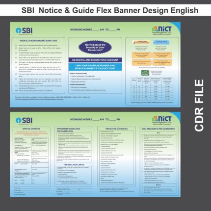 SBI Notice Guide Flex Banner Design English All 2