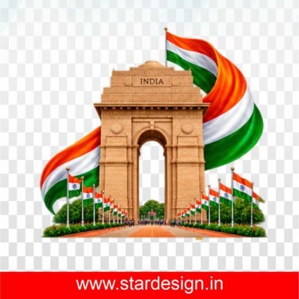 15 August India Gate PNG