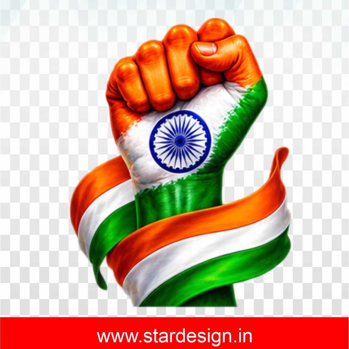 Indian Flag Hand PNG File Indian Flag Hand PNG File