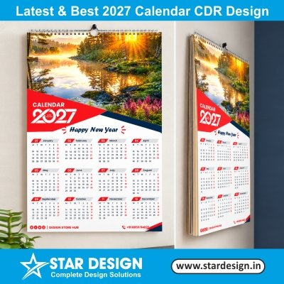 Latest & Best 2027 Calendar CDR Design