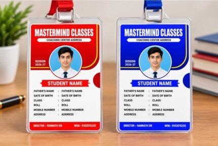 Coaching Center Id Card CDR Design